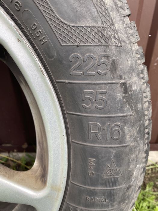 Komplet opon zima na alufelgach M+S 225 x 55 x R16