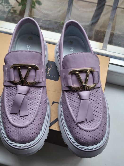 ‼️Лофери Mario Muzi, 37 р.,24см, нат.шкіра,‼️, Італія, ЦІНА!!!