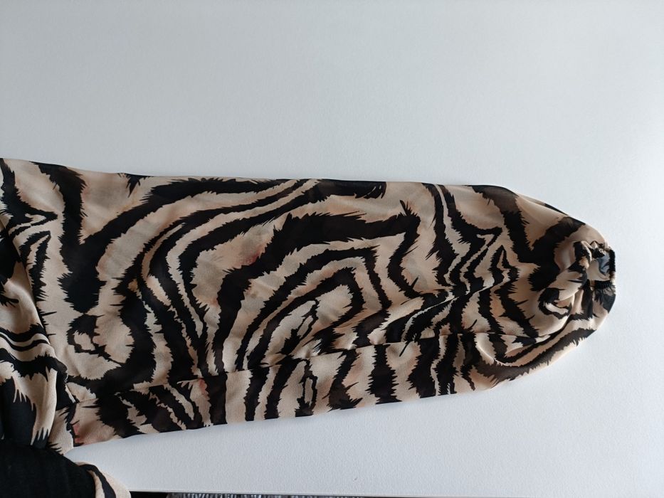 Sukienka maxi zwierzęcy print hit sezonu, założona raz !