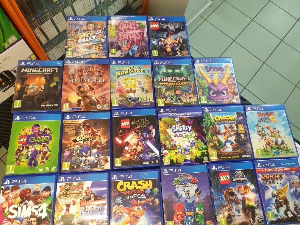 Crash, Minecraft, Spyro, Gang beasts Świat Gier Częstochowa Al NMP 28