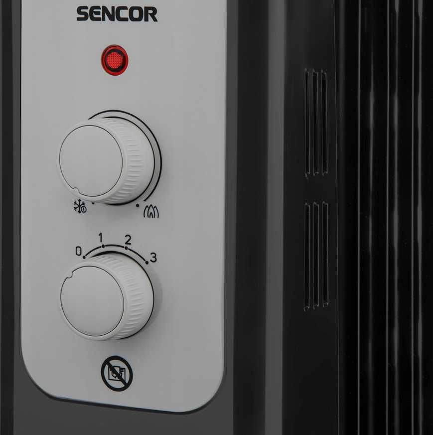 Grzejnik olejowy Sencor SOH 3313BK 2500W