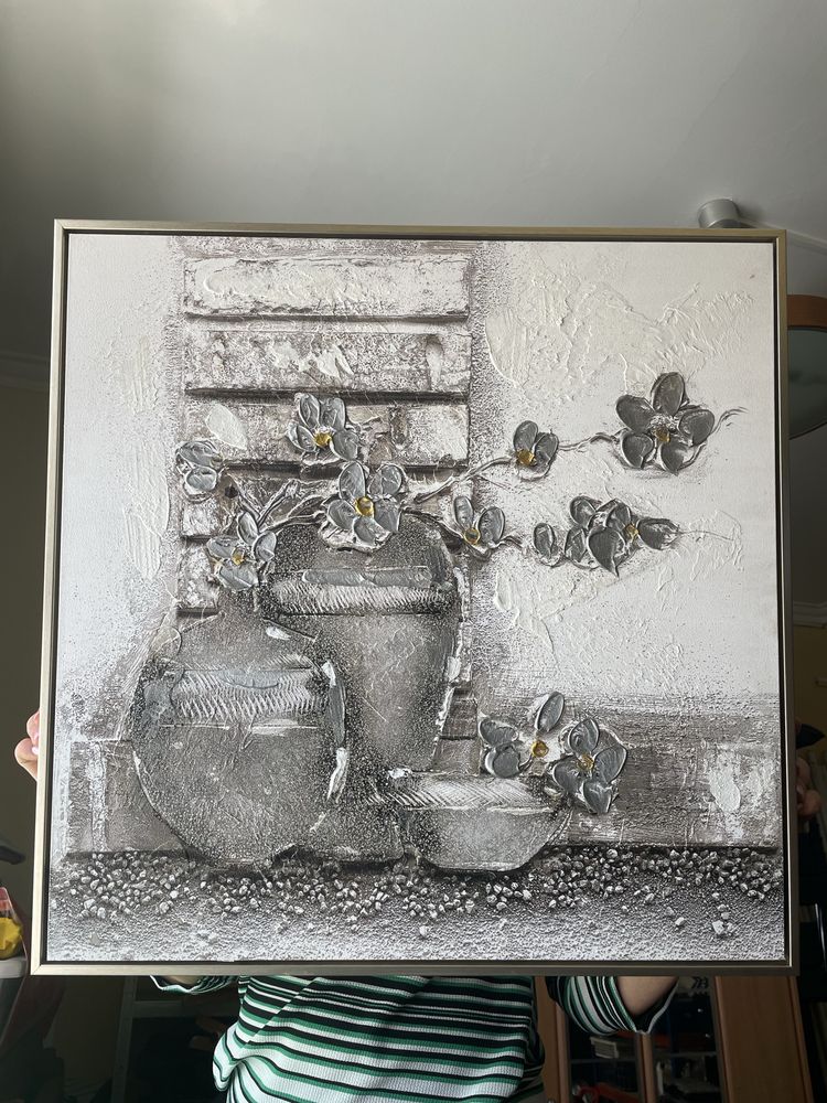 2 quadros decorativos 60x60