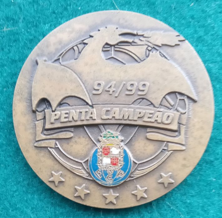 Medalha FC Porto penta-campeão