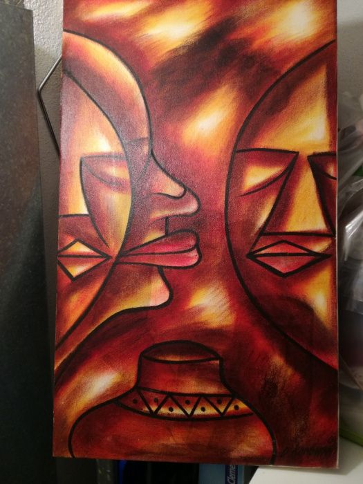 Tela Pintura  Africana original