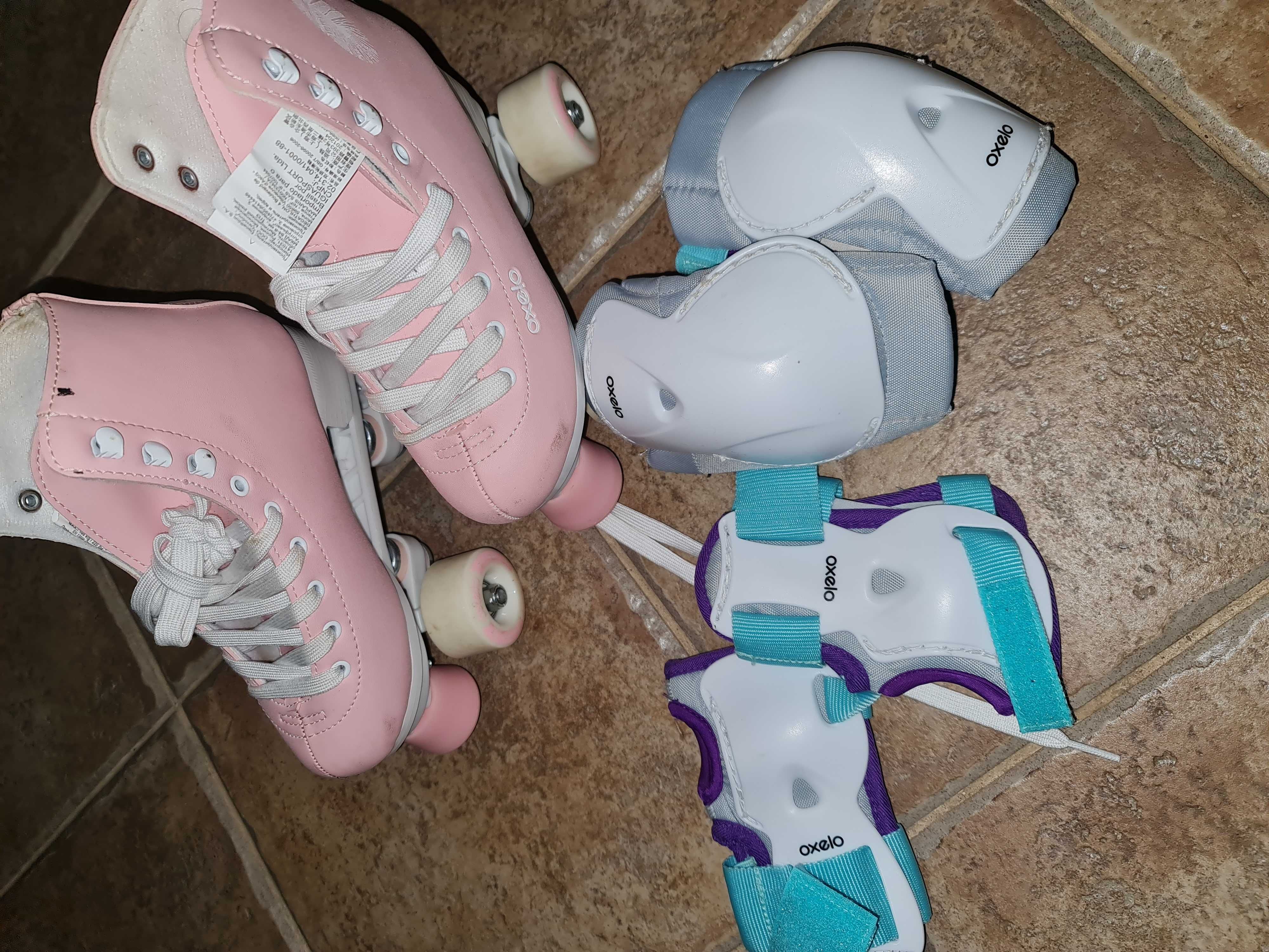 Conjunto patins crianca