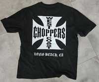 West Coast Choppers czarna męska koszulka 6 rozmiarów Szybcy Wściekli