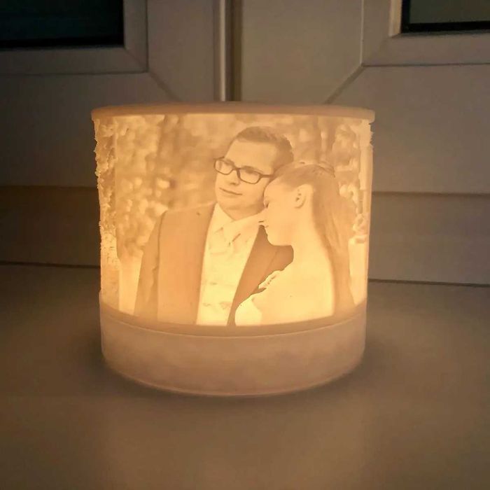 Personalização candeeiro para Vela Lithophane – Iluminação com imagens