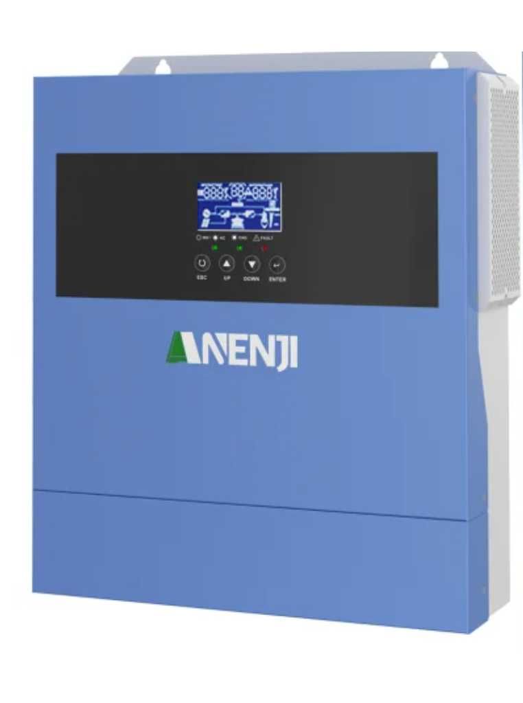 Інвертор 4kW, 24-220В чистий синус, заряд 100A, сон.панелі 100A, WiFi