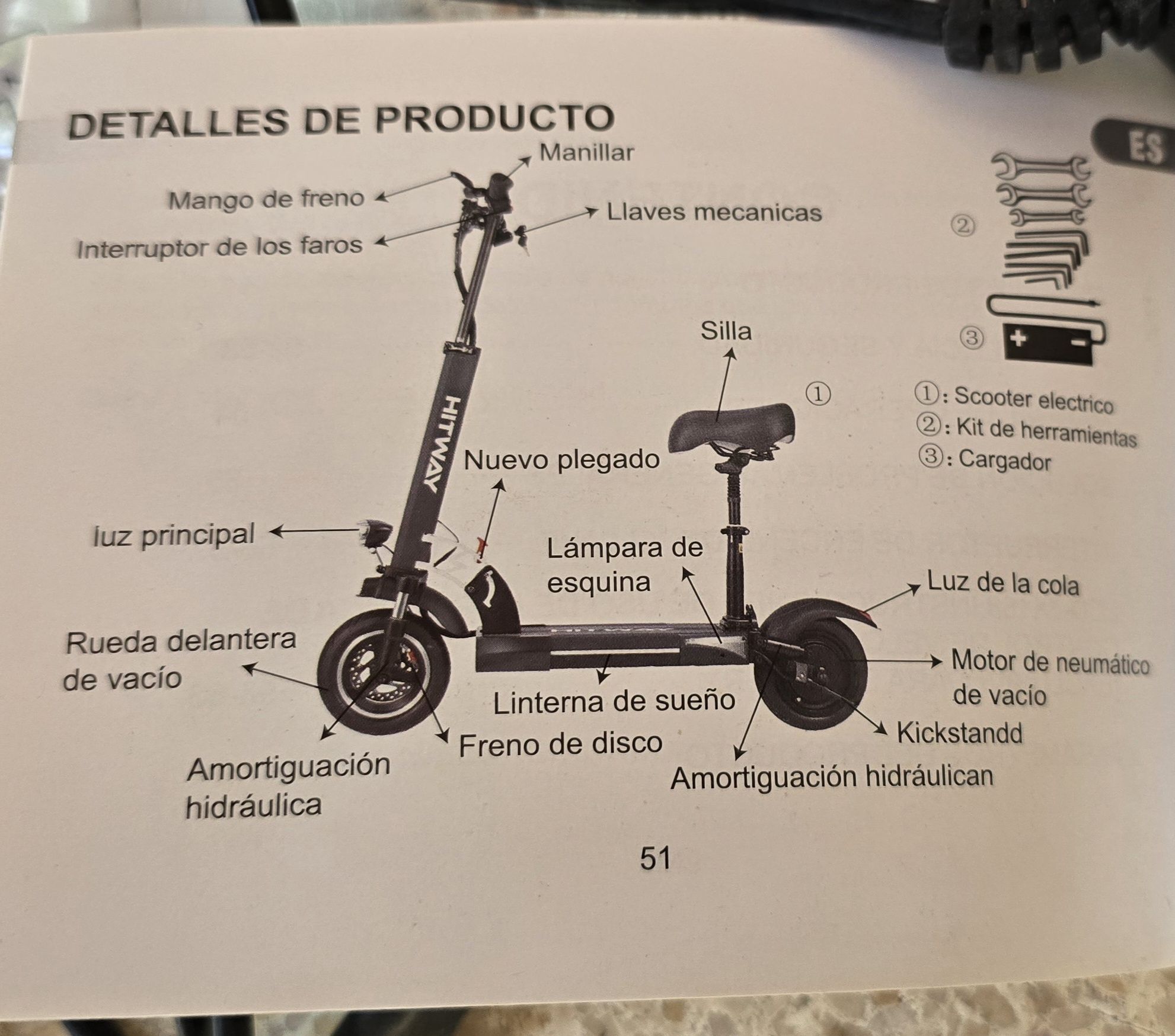 Vendo 1 Trotinete eléctrica impecável e nova em Santarém