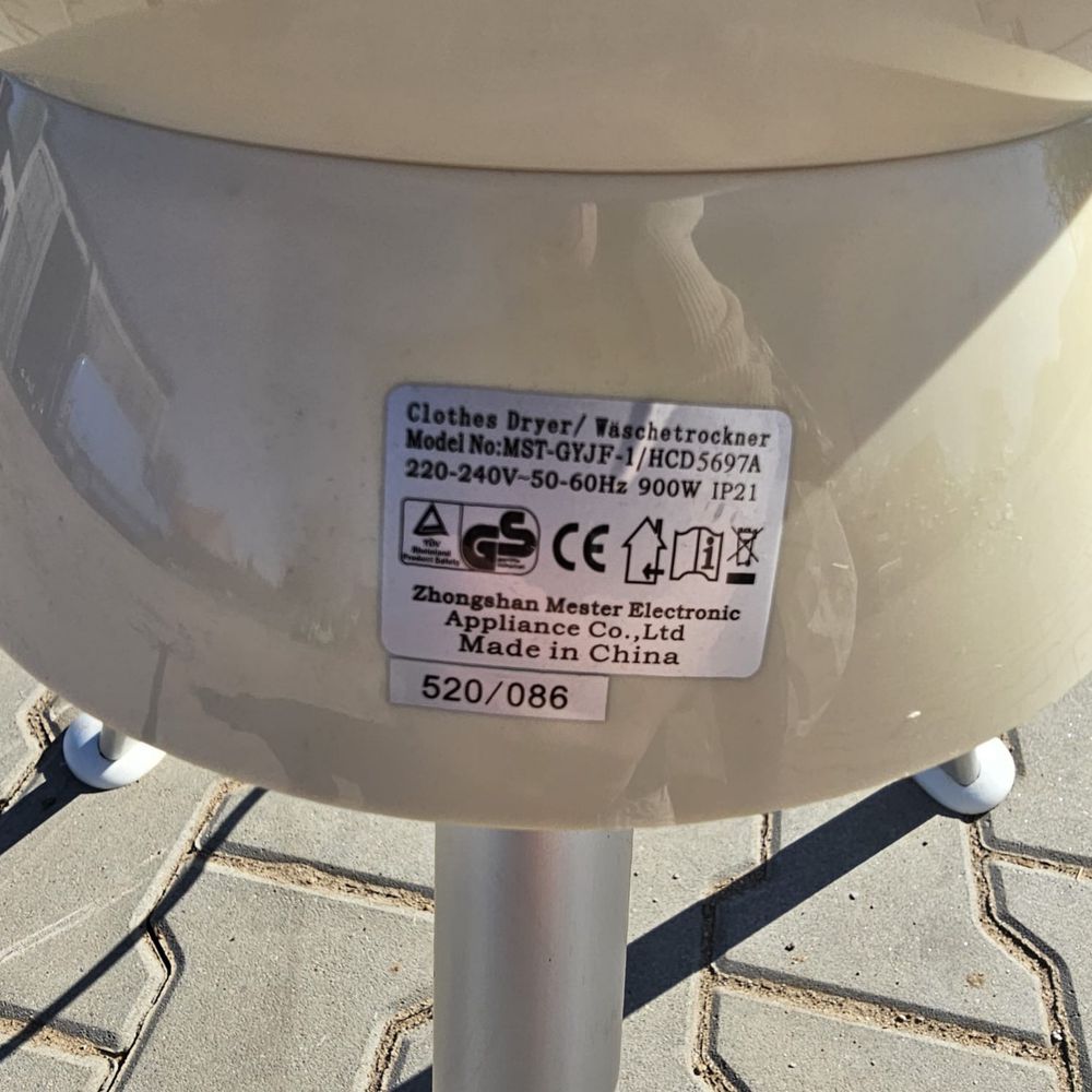 Elektryczna suszarka do prania Aigger