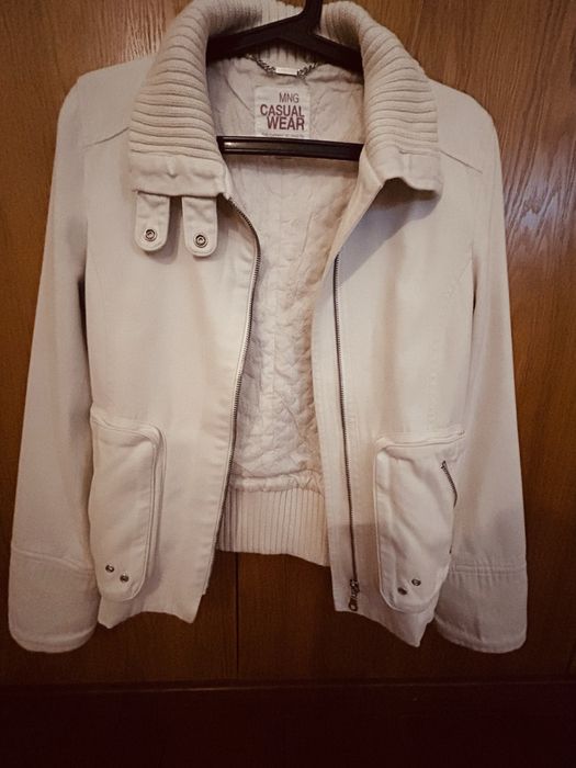 Casaco Mango cor creme