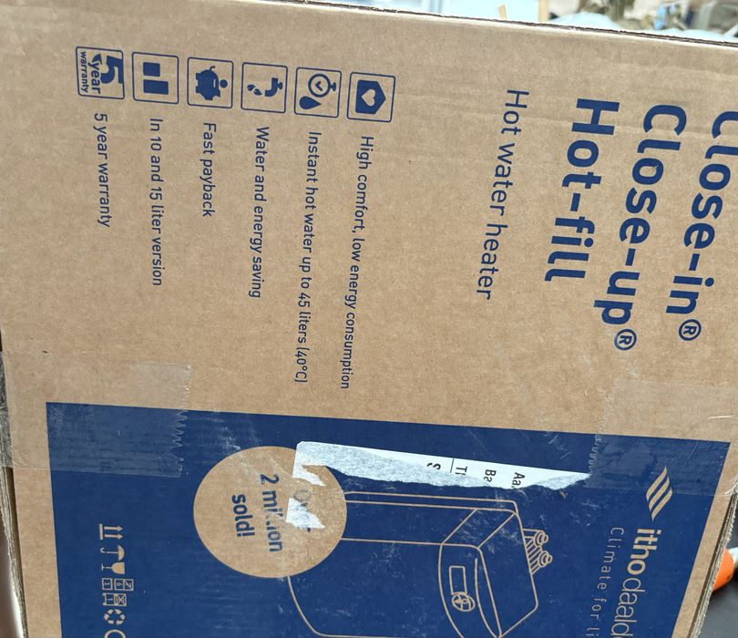 podgrzewacz wody Itho Daalderop Close-in 10.