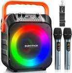 GŁOŚNIK karaoke sudotack SP-70 DO Z 2 mikrofonami BLUETOOTH AUX LED