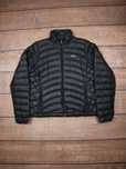 Patagonia Puffer Jacket pikowana czarna kurtka puchowa bez kaptura