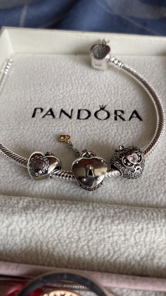 Шарм подвеска на браслет pandora сердце