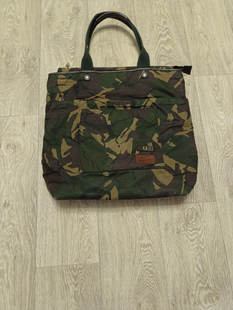 Сумка Fred Perry вінтаж в камуфляжному кольорі