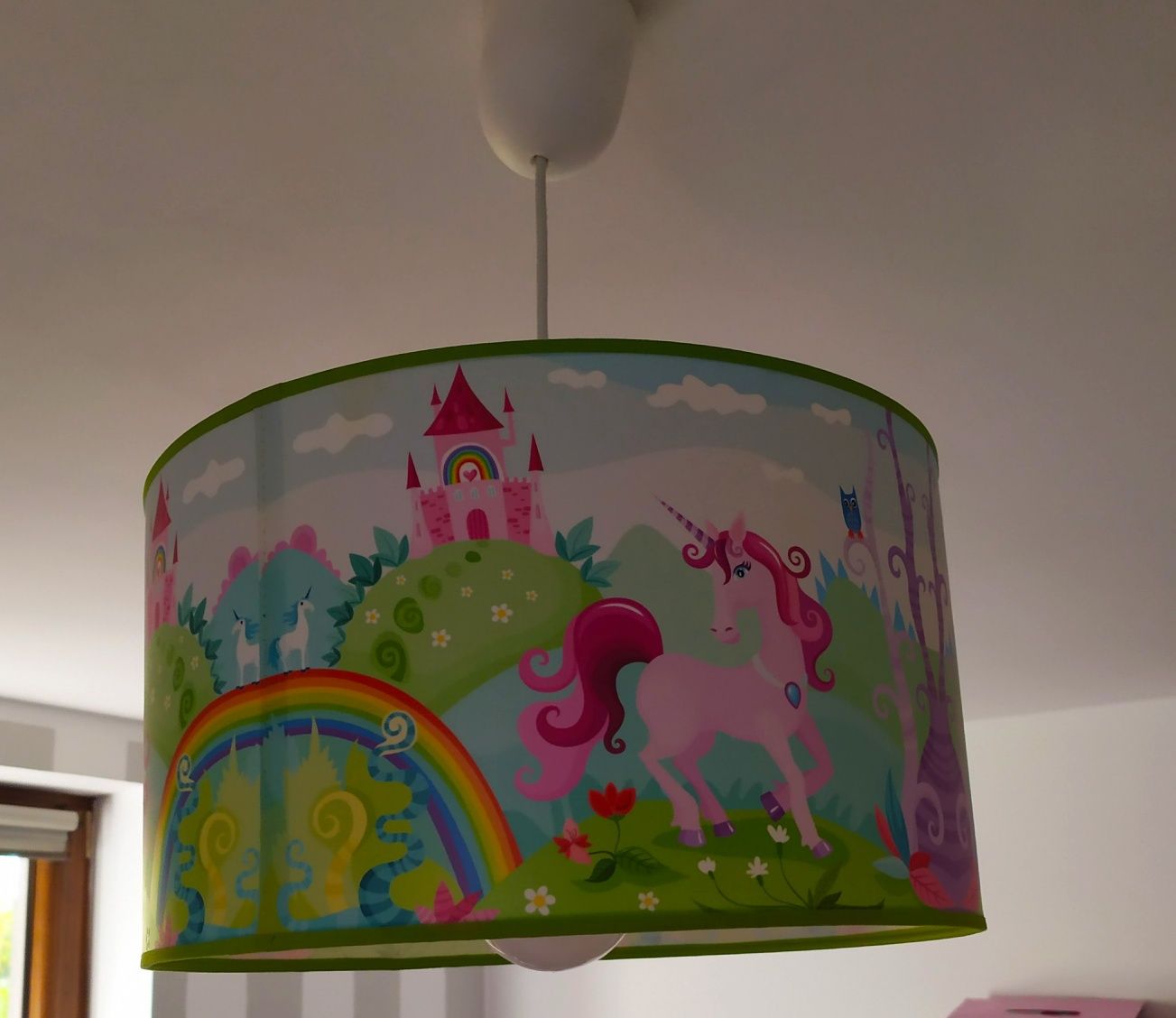 Lampa abażur koniki/kucyki