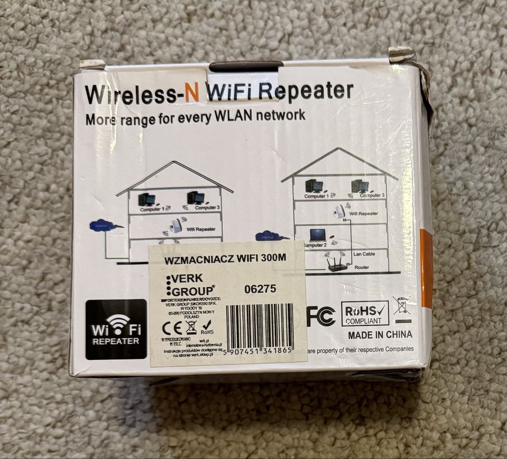 Wzmacniacz WiFi 300m