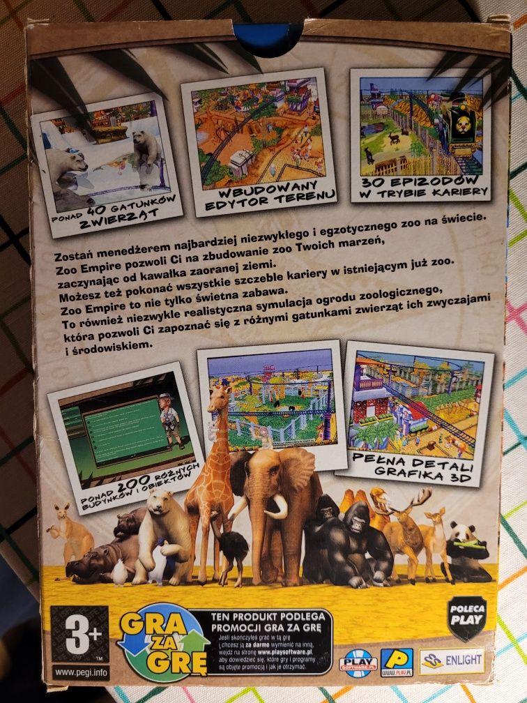PC CD-ROM Zoo Empire Zbuduj Zoo swoich marzeń Play PL