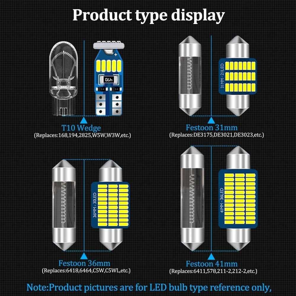 Комплект автомобільних LED ламп для Ople Astra J (підсвітка салону)