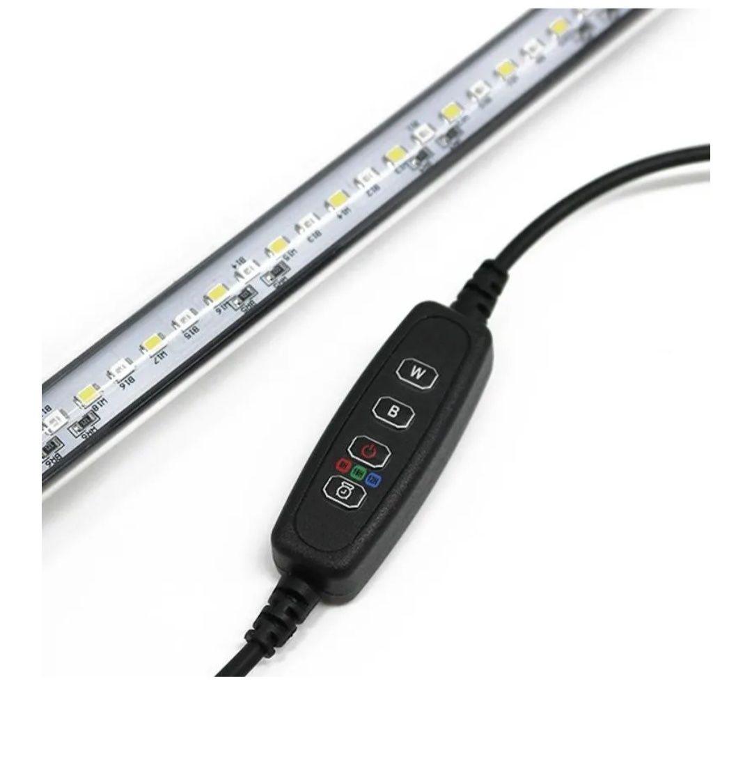 Oświetlenie INVITAL LED do akwarium niebieski, Biały 3 tryby świ. 38cm