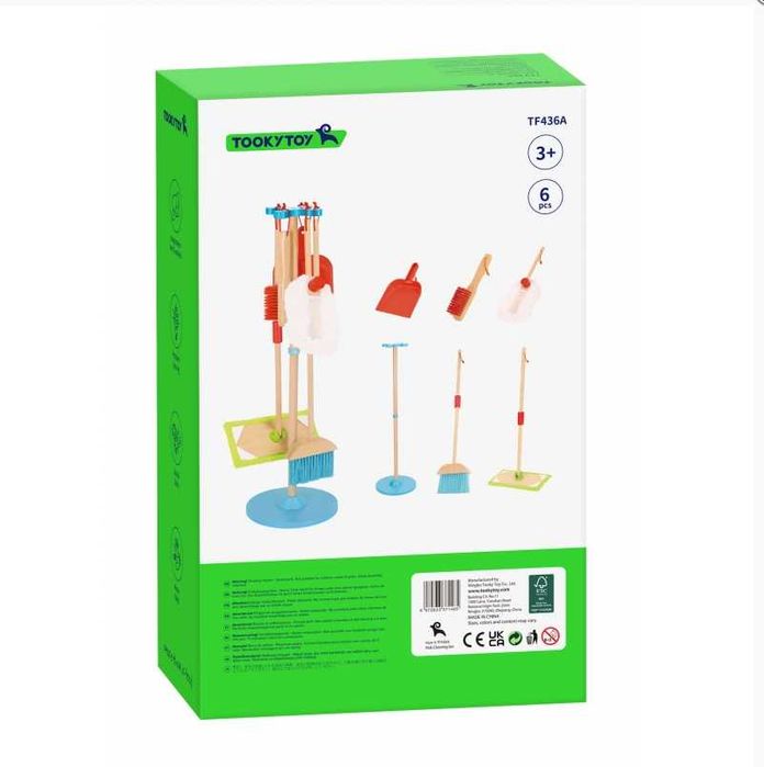 Zestaw Sprzątający Szczotka mop szufelka dla dzieci Zabawki