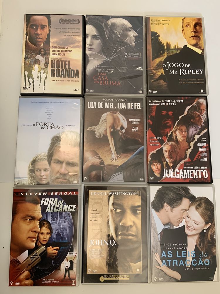 DVDs de filmes de culto