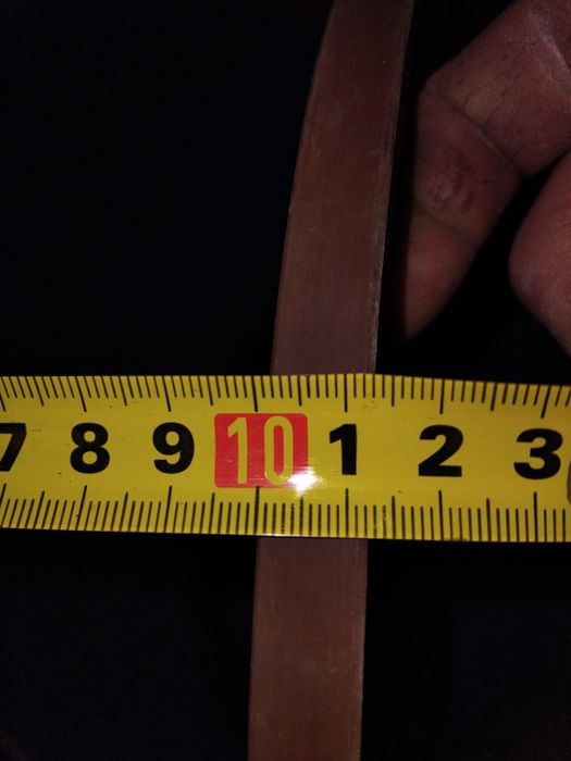 5x Uszczelka włazu cysterny,  beczkowozu 530x25x10 brązowa