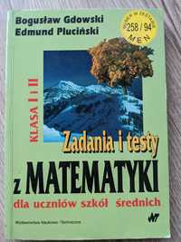 Gdowski, Pluciński, zbiór zadań i testów z matematyki