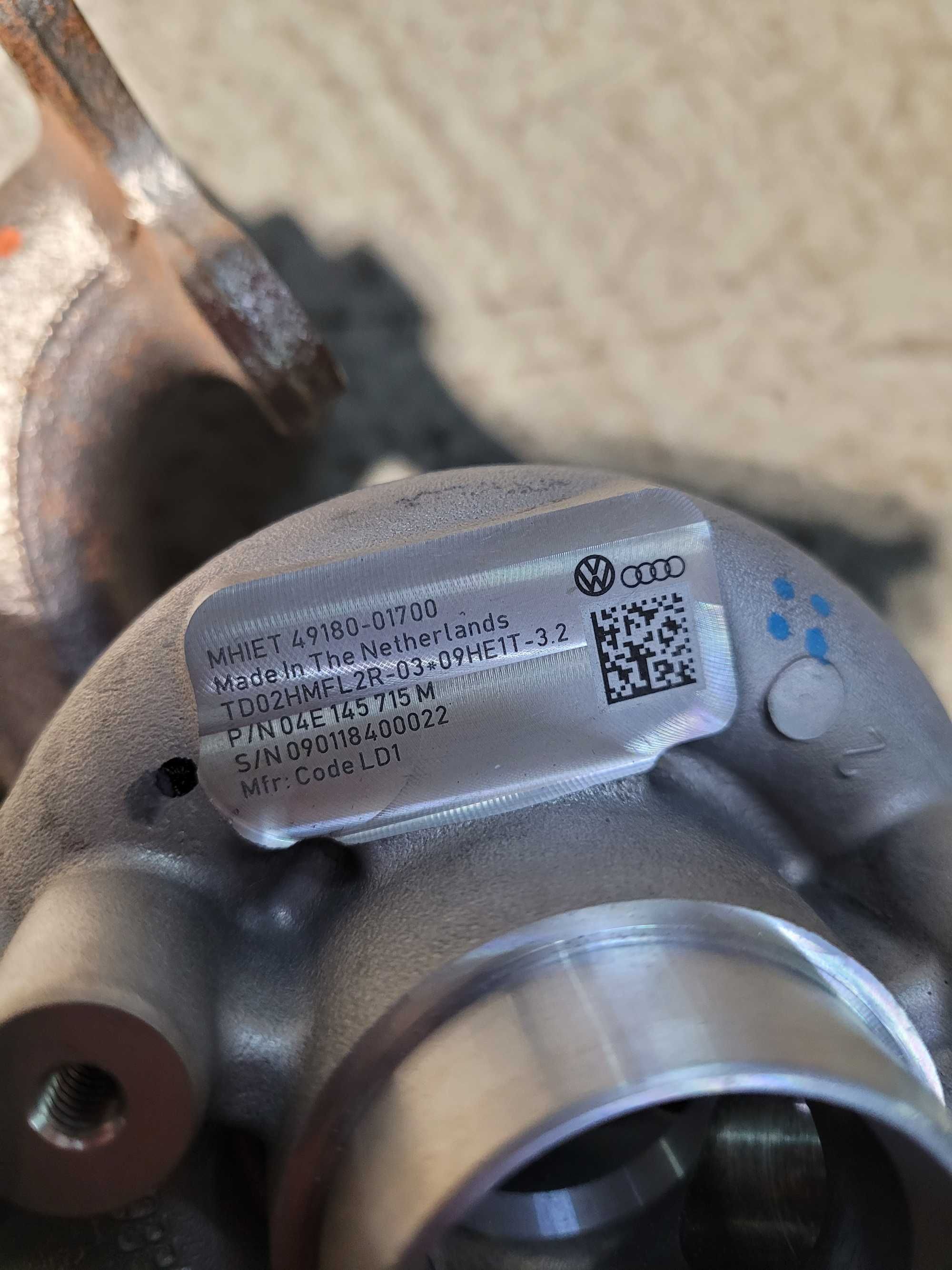 Turbosprężarka Audi Seat Skoda VW 1.4tsi tfsi 122-150km