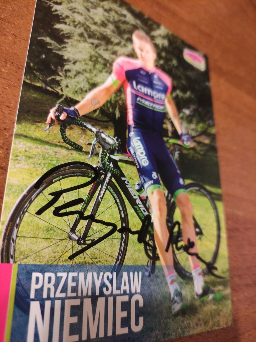 Autograf, podpis - Przemysław Niemiec Sport Kolarz Rower Kolekcja PL