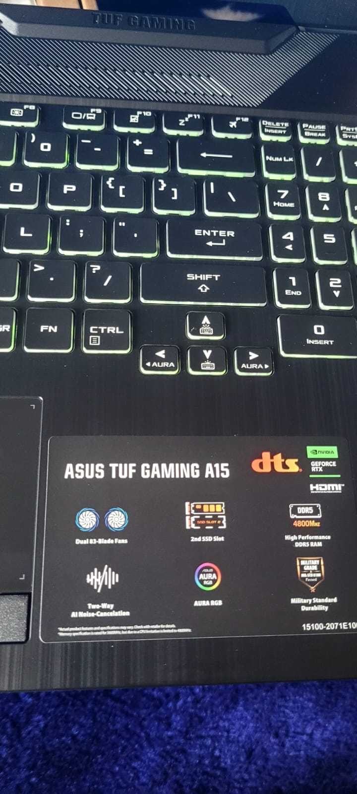 Laptop Asus Tuf Gaming A15 NOWY + gratis OSTATECZNA CENA