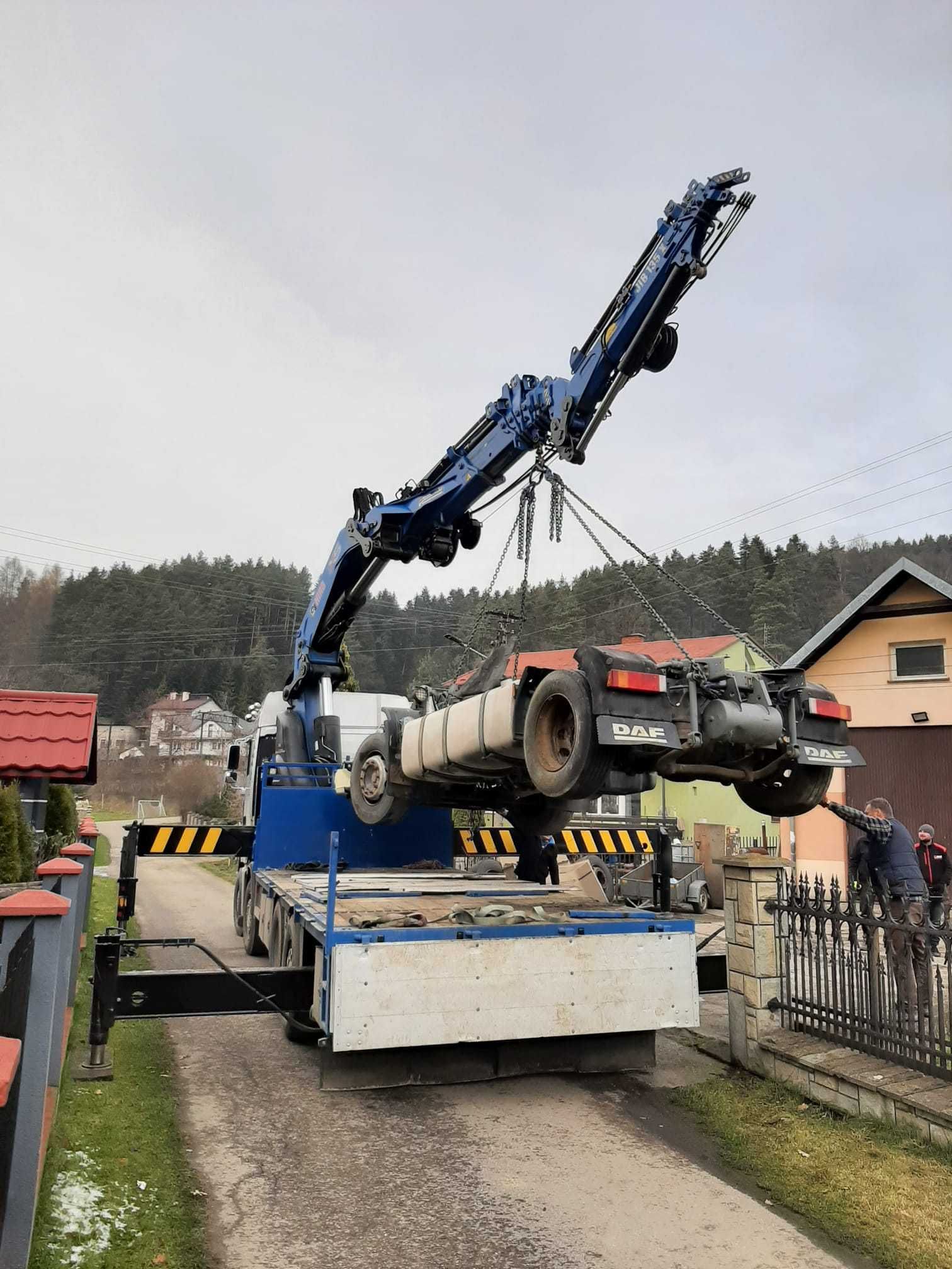 Wynajem dźwig 30-130 ton, podnośnik koszowy zwyżka hds usługi dźwigowe