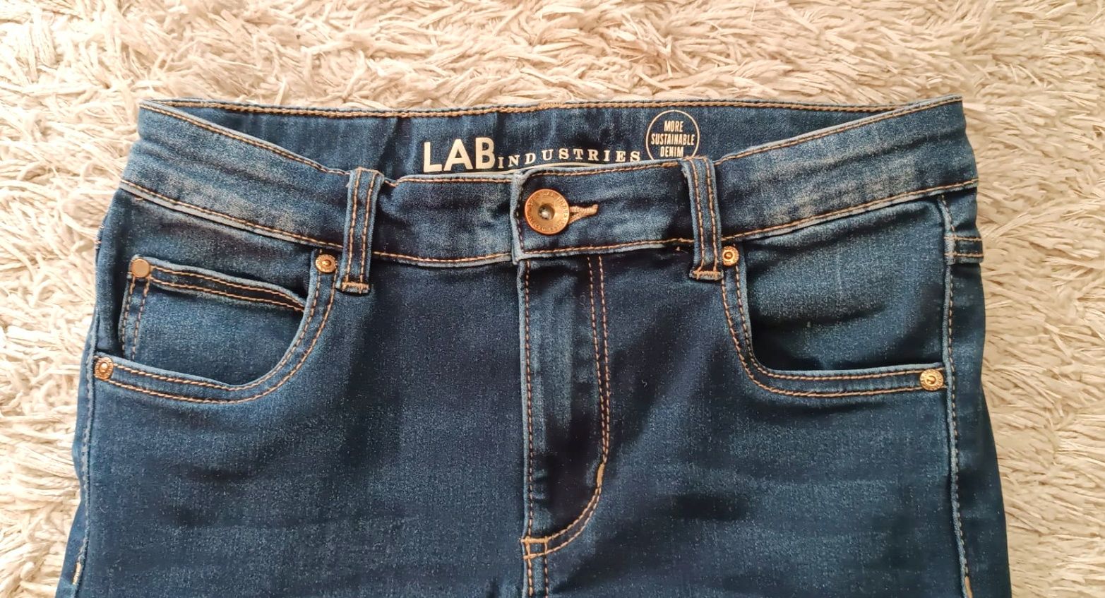 Spodnie jeansowe rurki KappAhl Lab industries 158 hit okazja