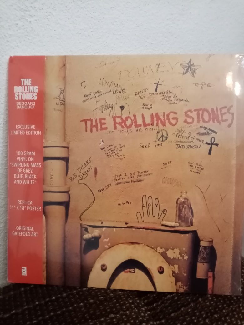 Rolling Stones- beggars banquet vinil Swirling mass... Novo selado