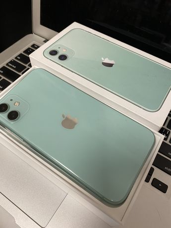 Продам айфон 11 64гб рсим Apple iPhone 11 64gb green r-sim