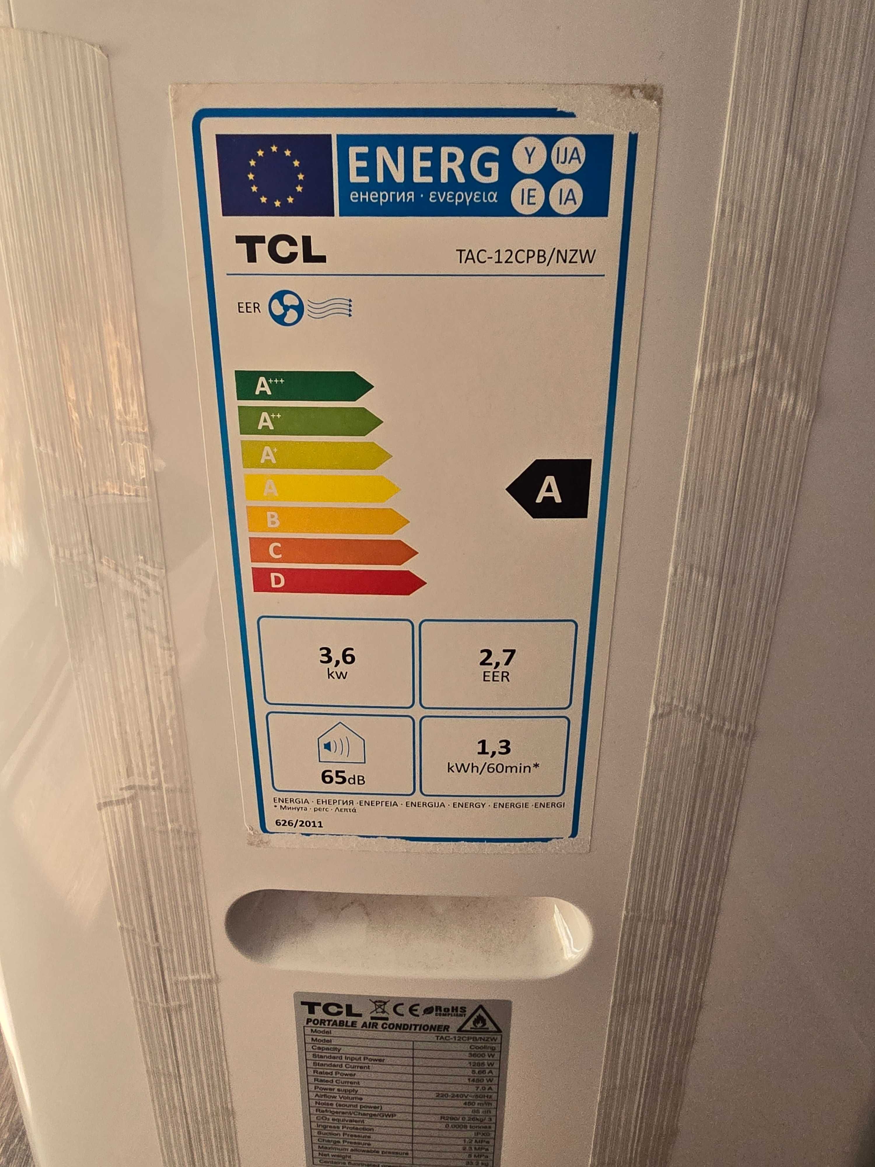 Klimatyzator Przenośny TCL TAC-12CPB Biały