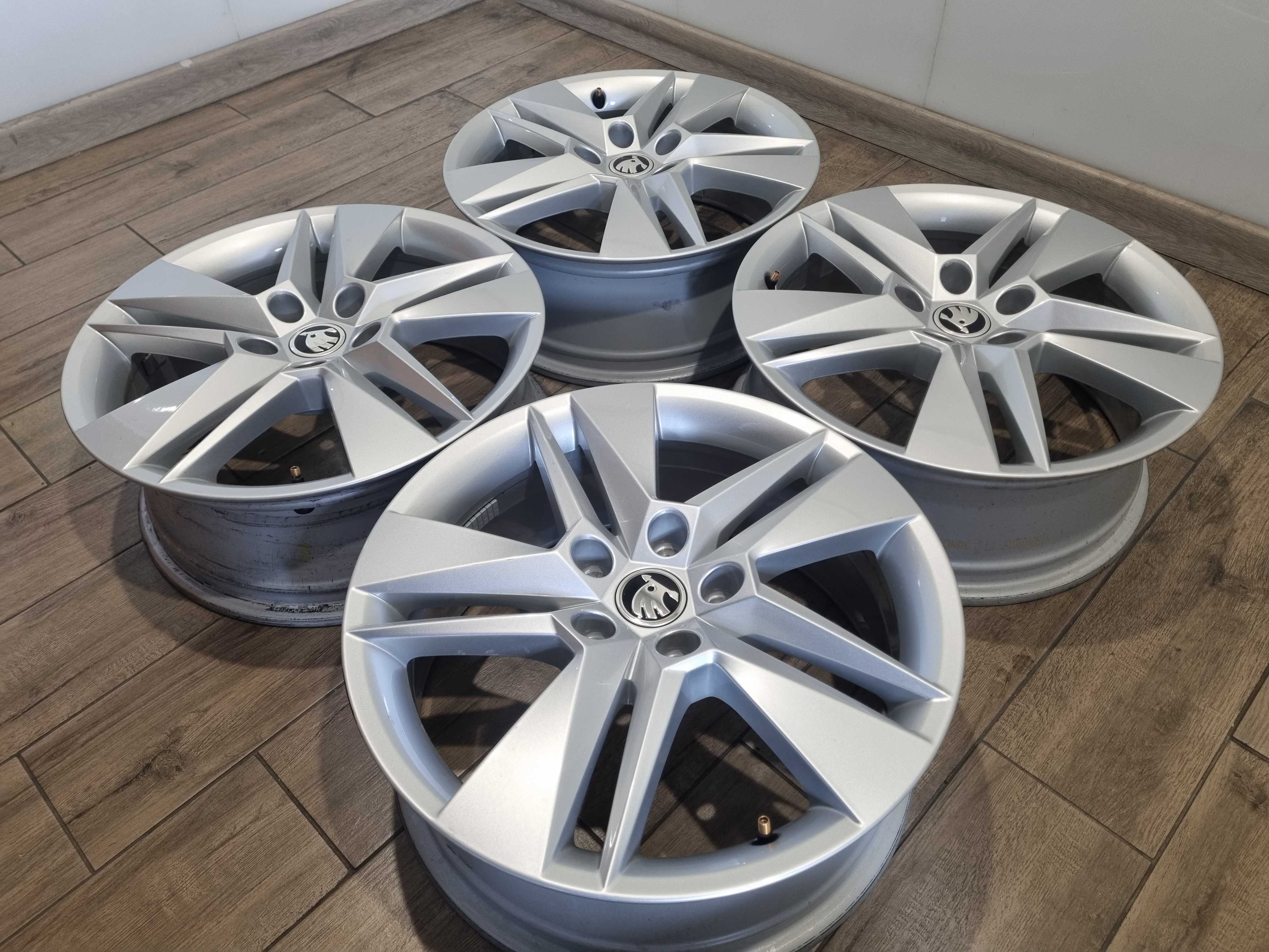 SKODA 5x112 Yeti Superb 2 3 Octavia II III IV Kodiaq VW ET48 Felgi 17