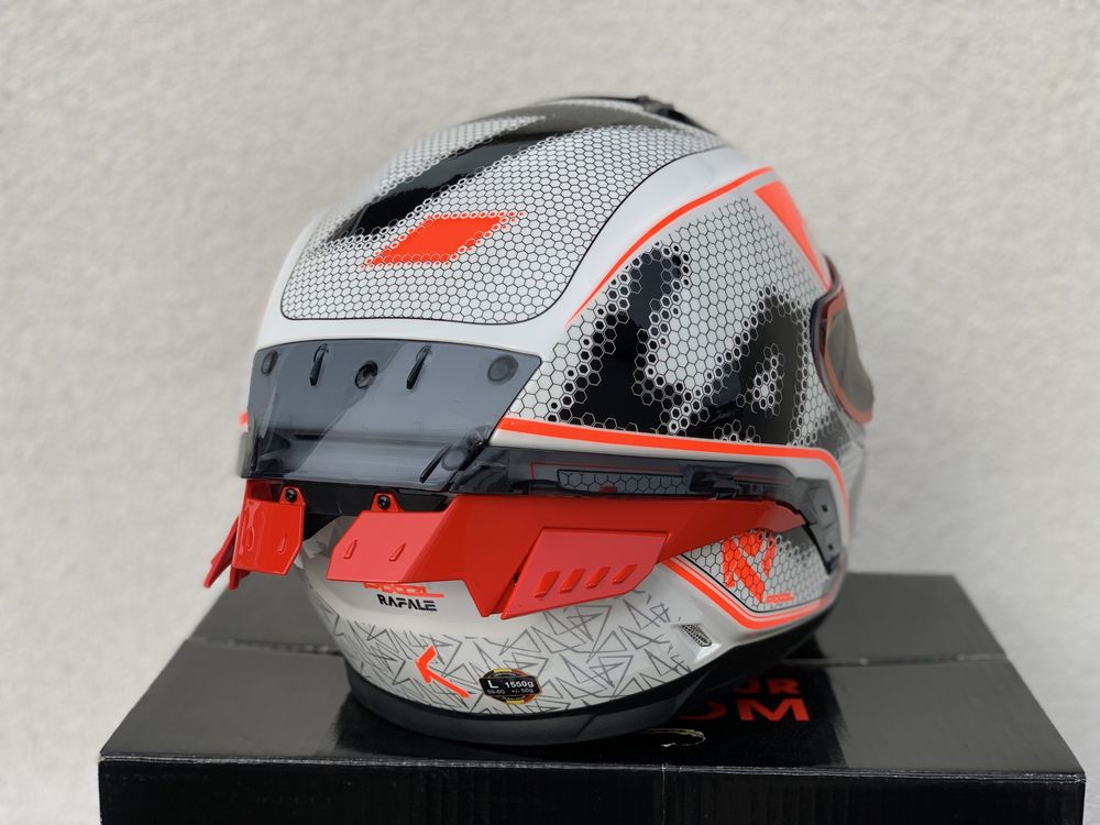 Kask motocyklowy Lazer Rafale SR evo Pixel, bledna, Poliweglan!