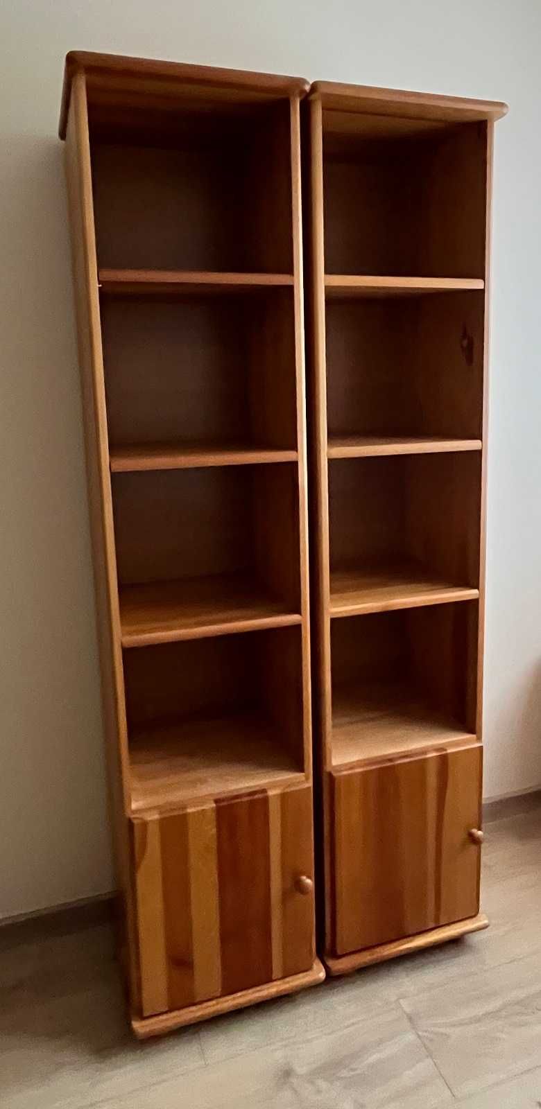 Regał Biblioteczka sosnowa JAK NOWA Kolor OLCHA 2 szt. Komplet