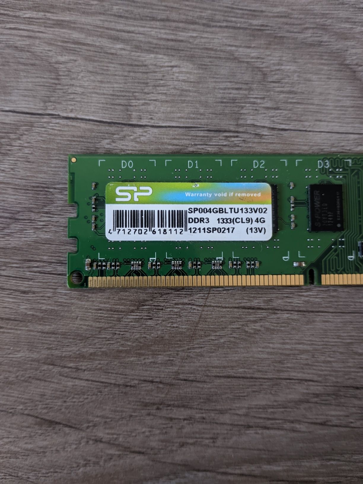 Оперативная память Silicon Power DDR3 4096MB 4gb