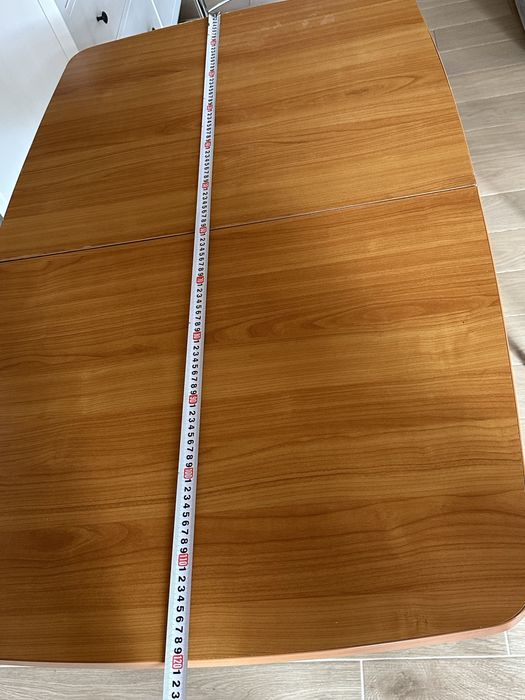 Стіл розкладний + стільці. Стіл 120х75, в розкладеному стані 160х75