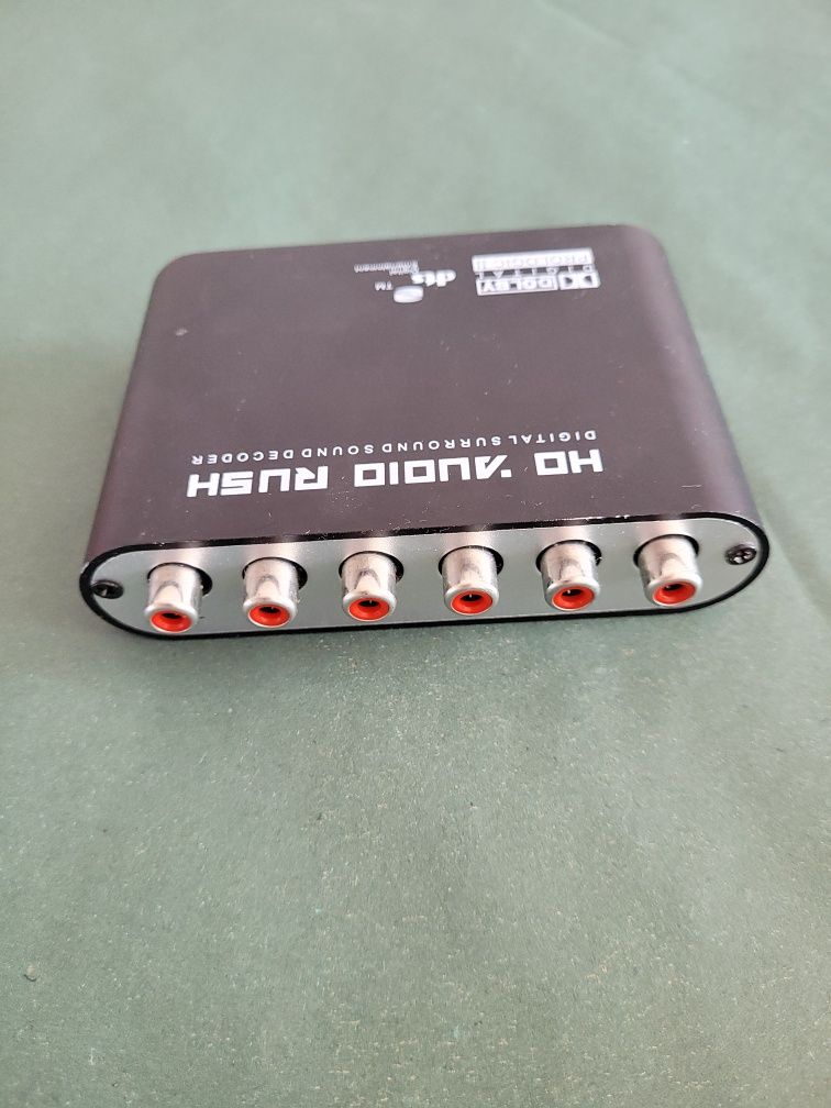Dekoder wzmacniacz optyczny analog AC3/DTS HD Audio  Rush 5.1