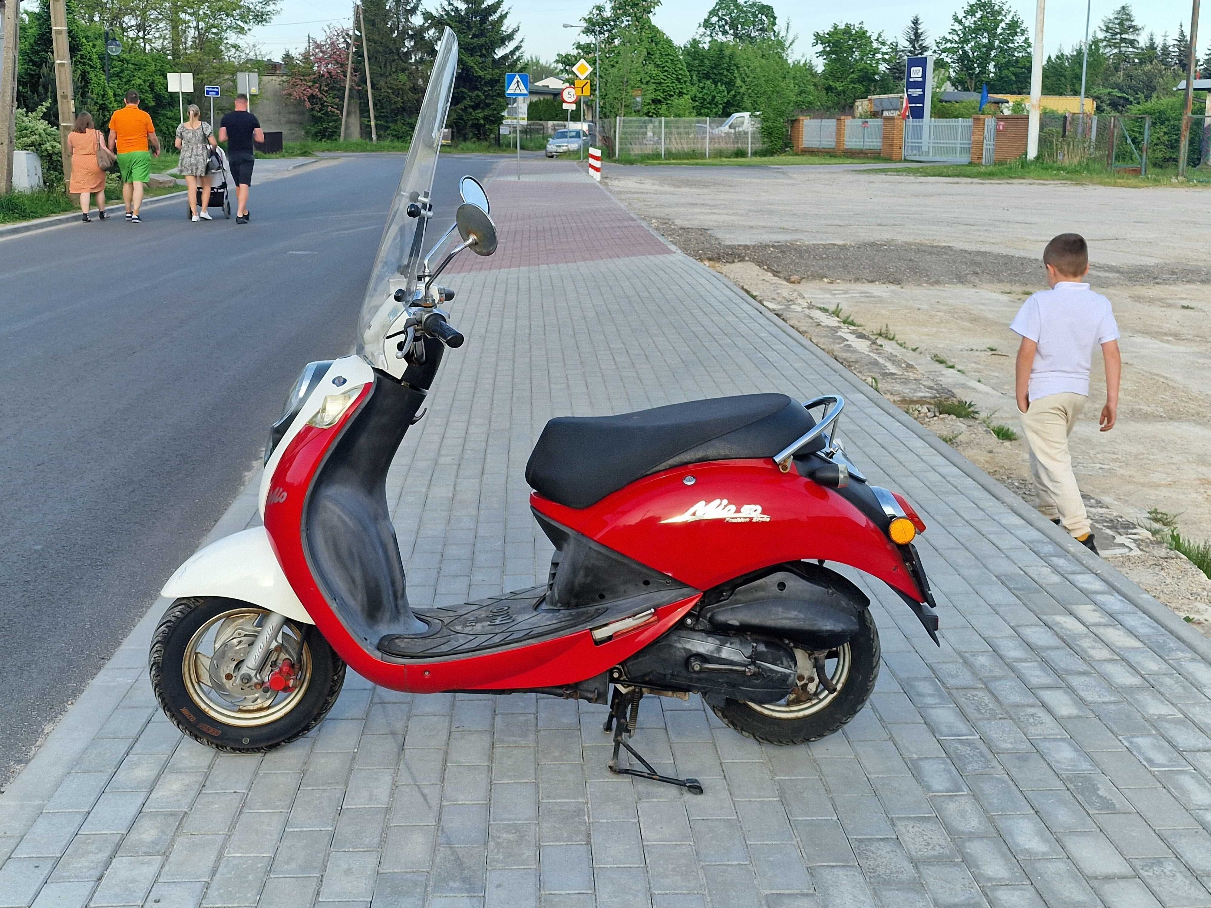 Skuter Sym MIO 50 4t motorower * mały *  styl retro * z szyba