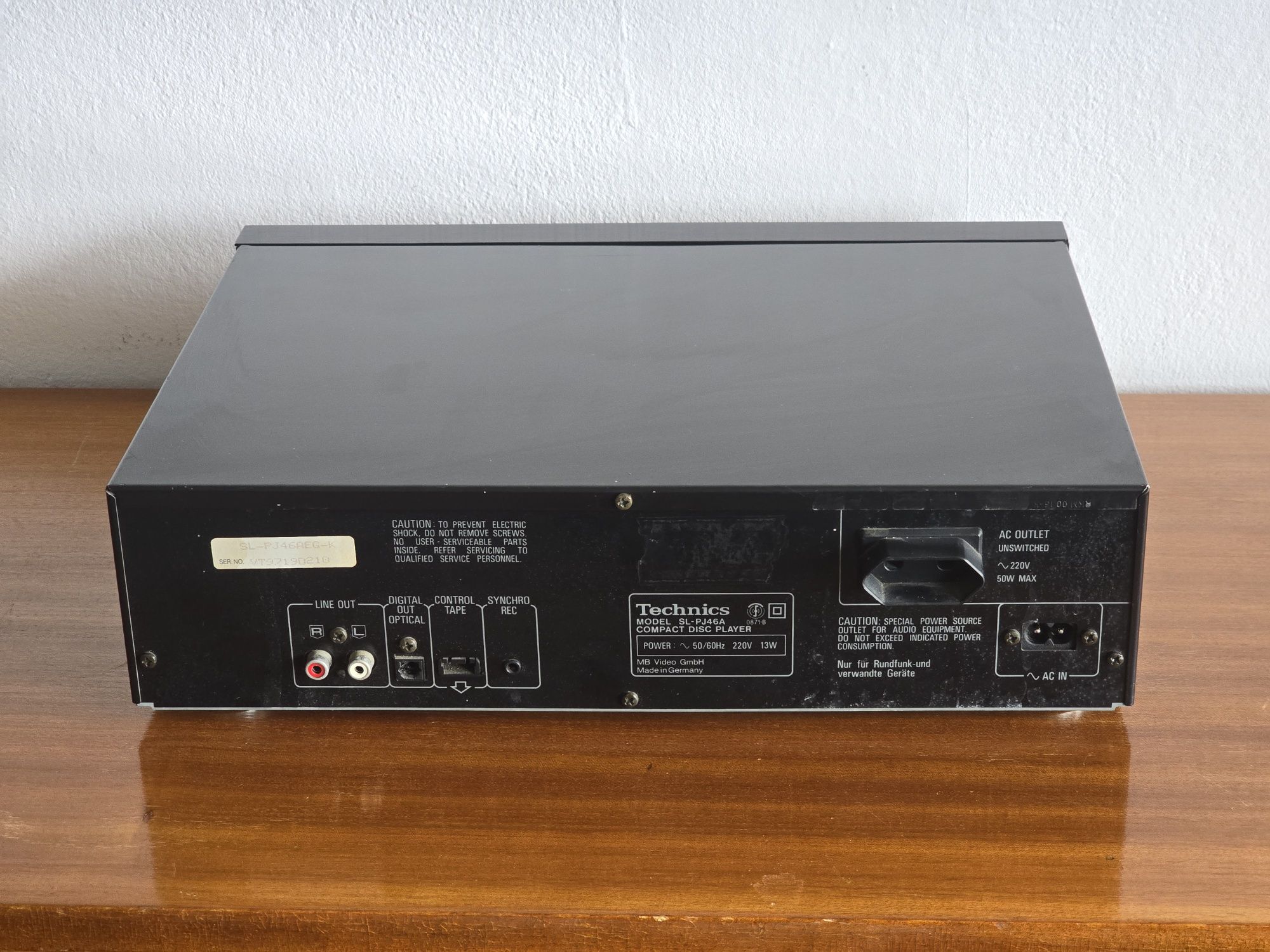 Technics SL PJ46A odtwarzacz płyt CD CDR Wąski  midi 36cm