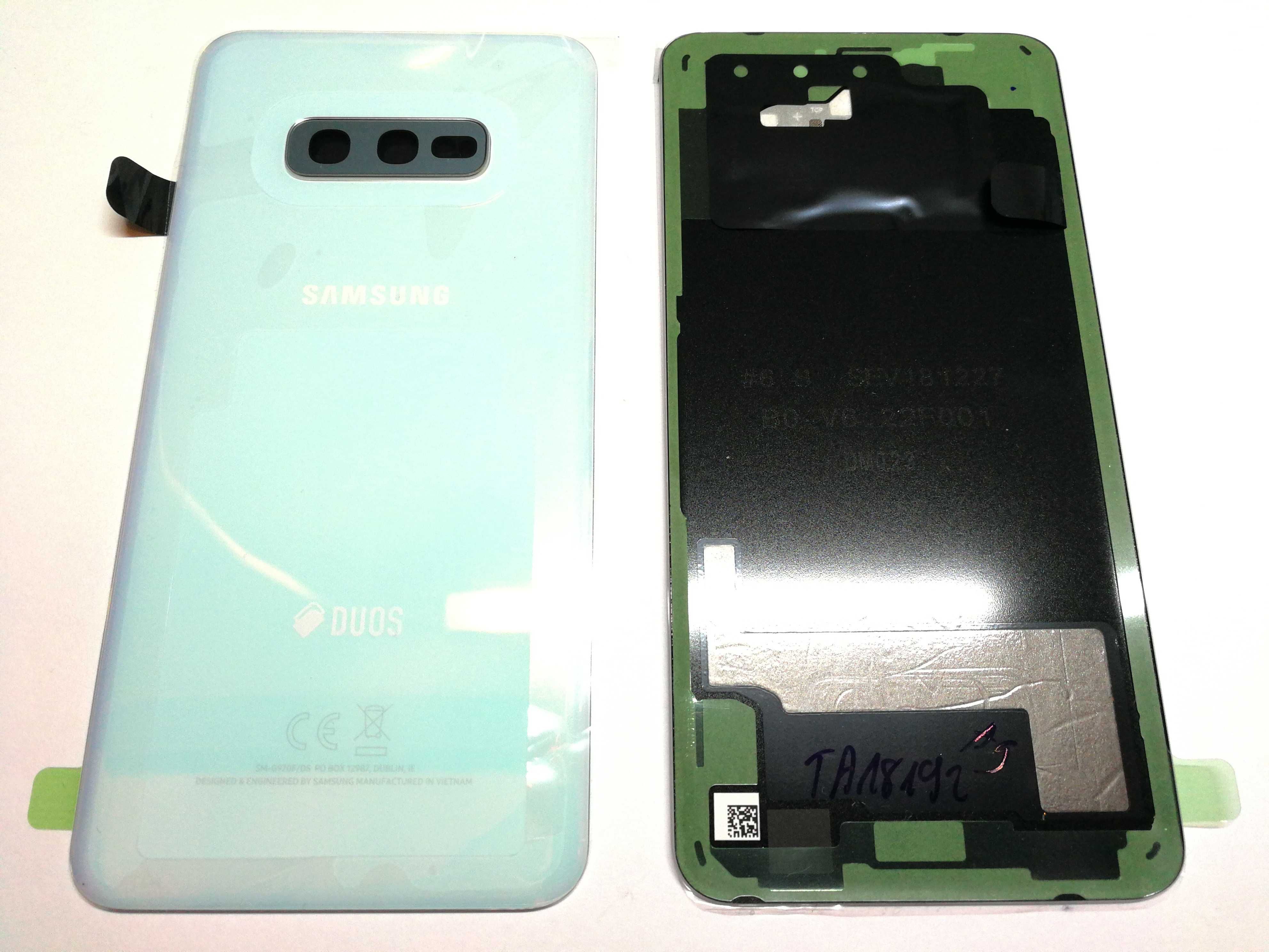 Nowa Oryginalna Klapka baterii Samsung Galaxy S10e SM-G970 Biała