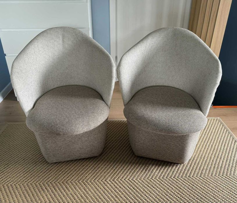 Dwa fotele + stolik kawowy Nowoczesny Komplet