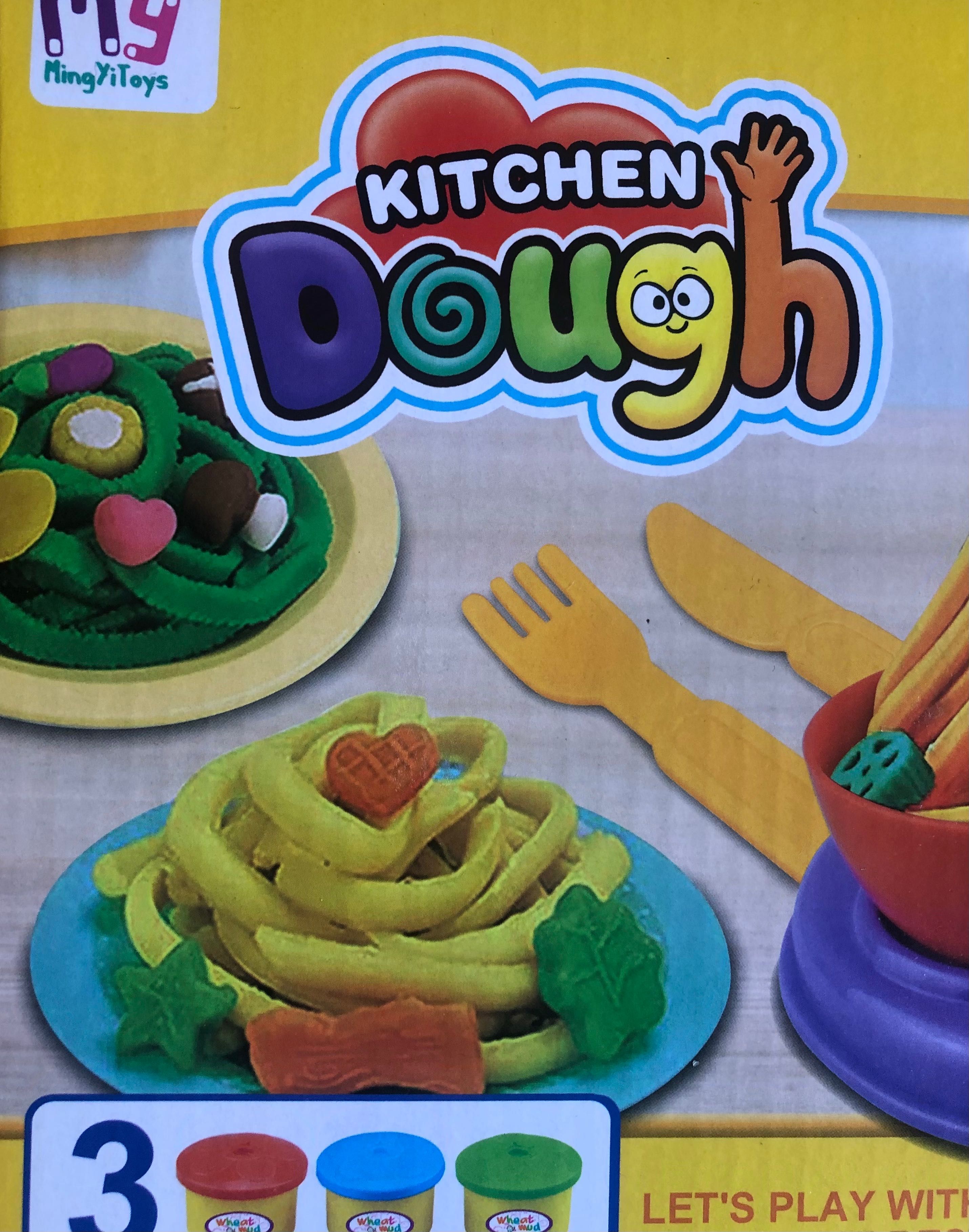 Kitchen Dough набор:мясорубка,тісто для ліплення,аксесуари