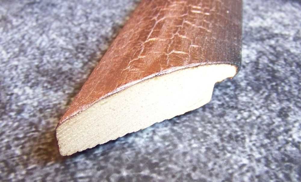 Zwęglona rama do obrazu lustra na zamówienie 50 x 40 cm Miedź Chrom