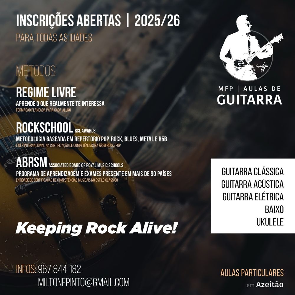 Aulas de guitarra